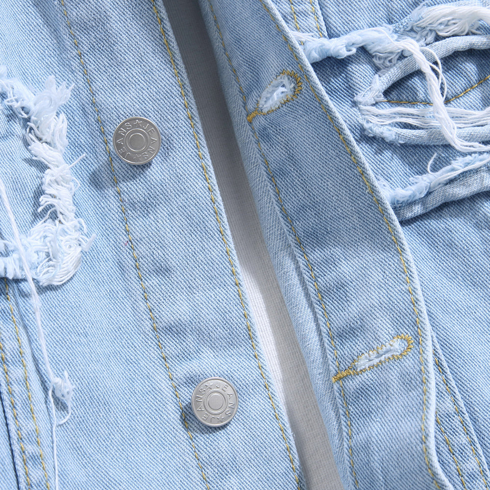 Mercer Fray Denim Jacket