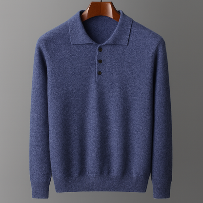 Merino Long Sleeve Polo
