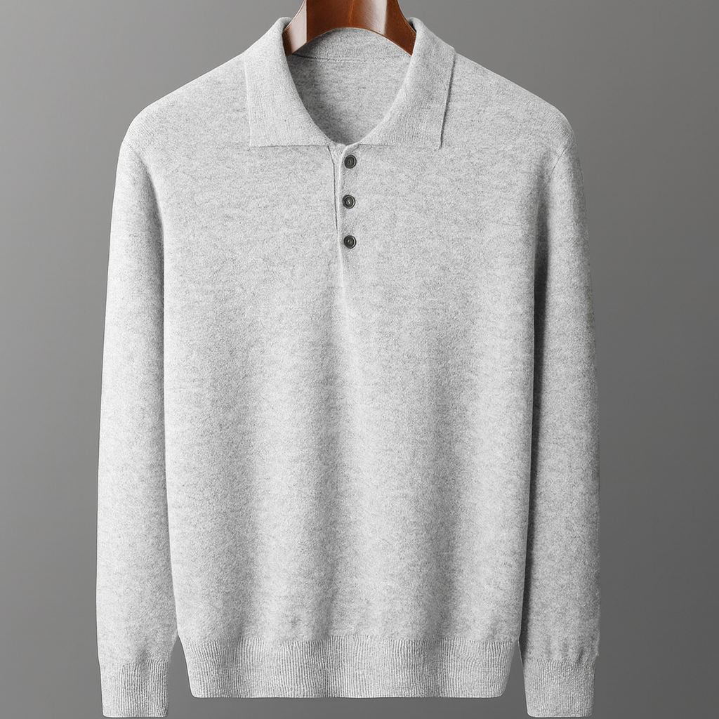 Merino Long Sleeve Polo