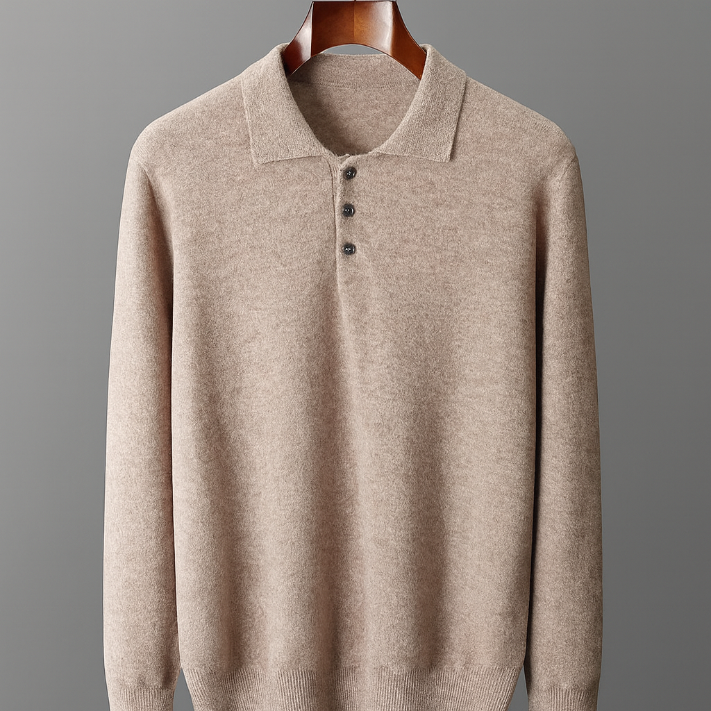 Merino Long Sleeve Polo