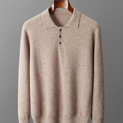 Merino Long Sleeve Polo