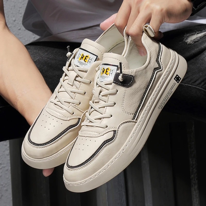 Cavaro Genuine Leather Sneakers