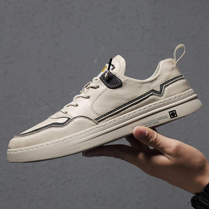 Cavaro Genuine Leather Sneakers