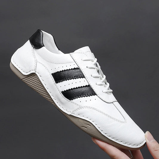 Luciano Italian  Leather Sneakers