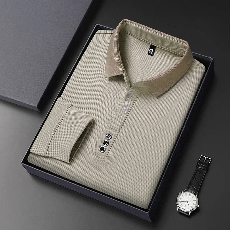 Bellevue Long-Sleeve Polo Shirt