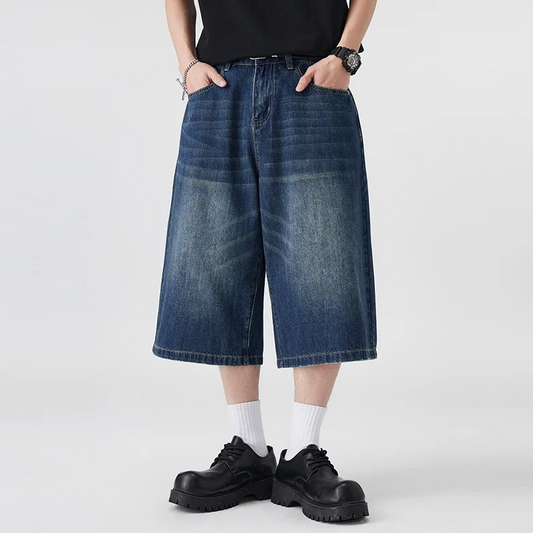 Gaucho Denim Shorts