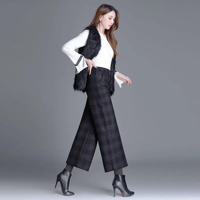Madison Plaid Trousers