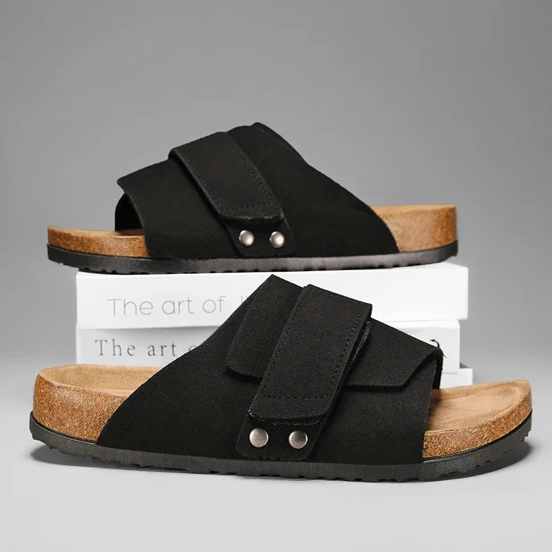 Portland Suede Slides