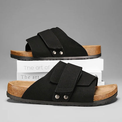 Portland Suede Slides