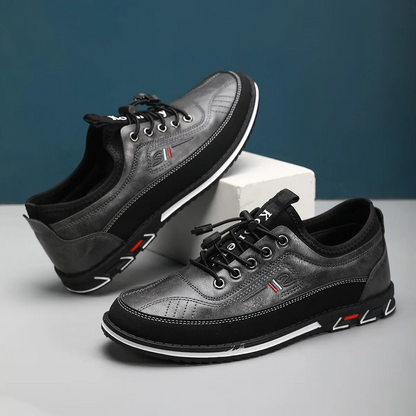 Gravado Leather Sneakers