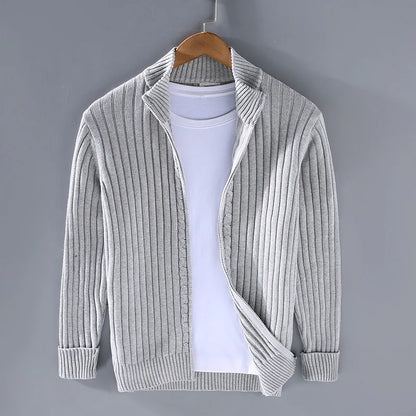 Marlowe Full-Zip Rib Cardigan