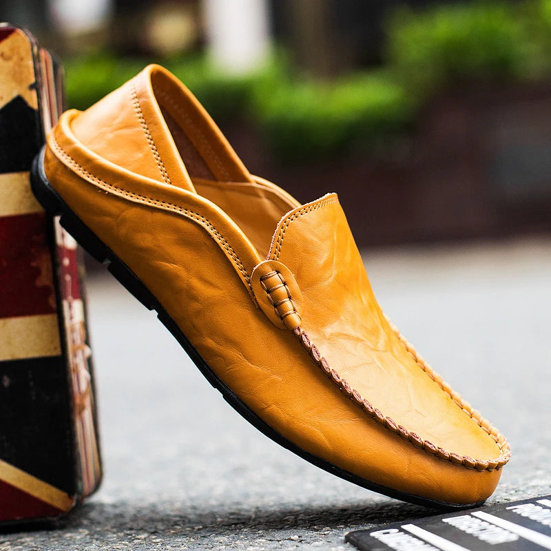 Giovanni Leather Loafers