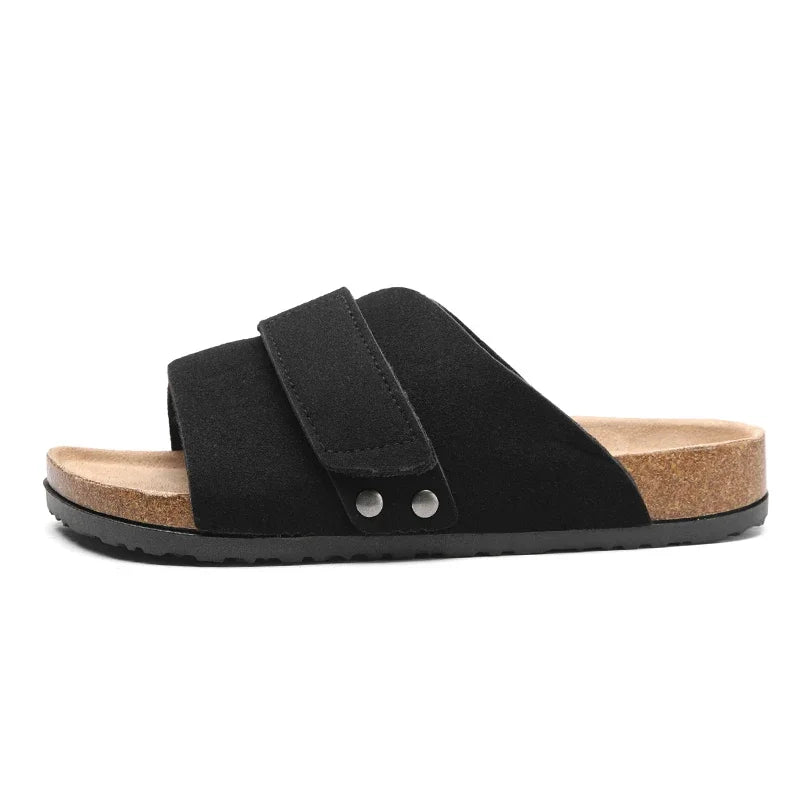 Portland Suede Slides