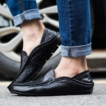 Giovanni Leather Loafers
