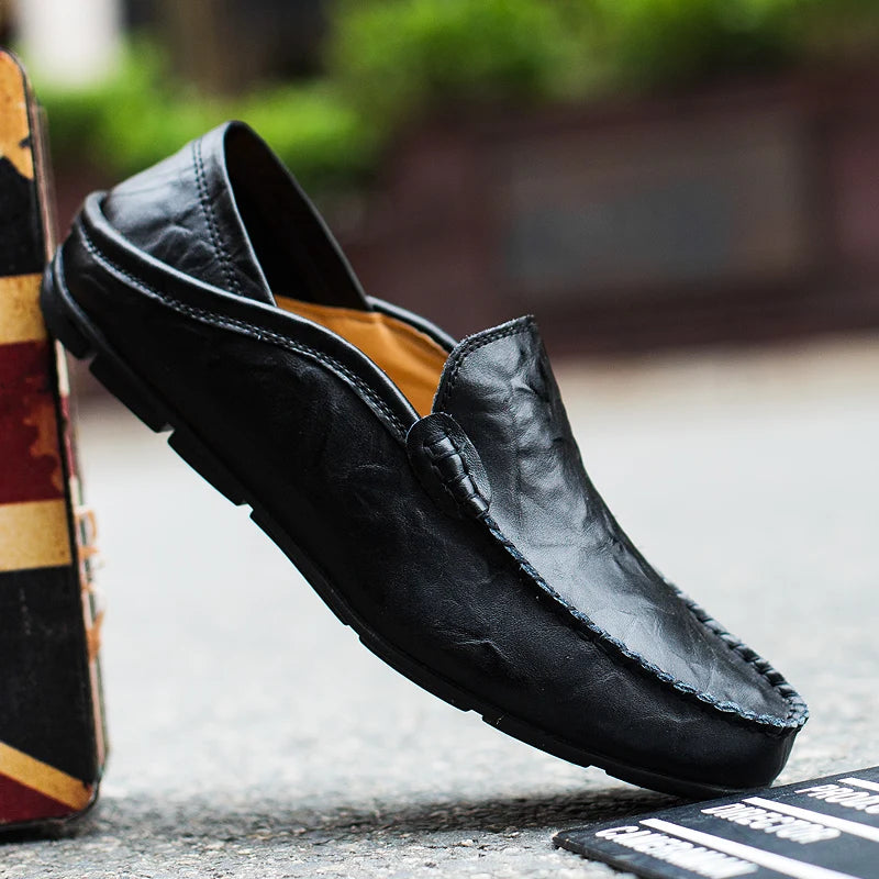 Giovanni Leather Loafers