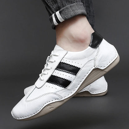 Luciano Italian  Leather Sneakers