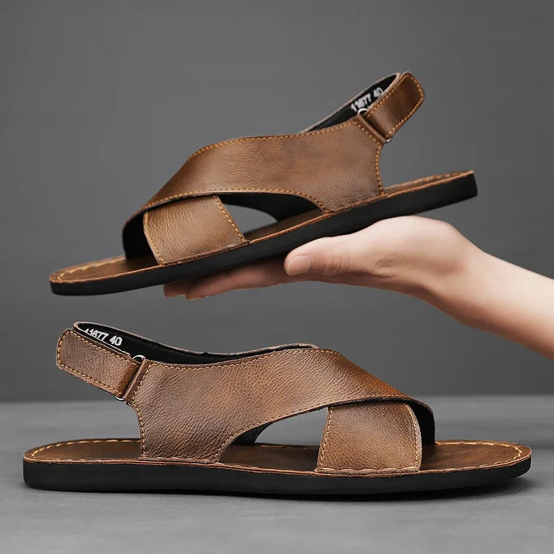 Layton Genuine Leather Sandals