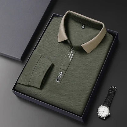 Bellevue Long-Sleeve Polo Shirt