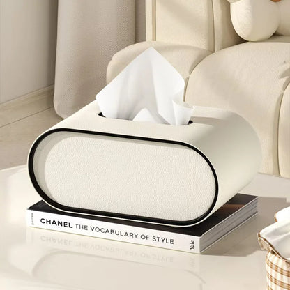 Luvanti Leather Tissue Box