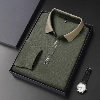 Bellevue Long-Sleeve Polo Shirt