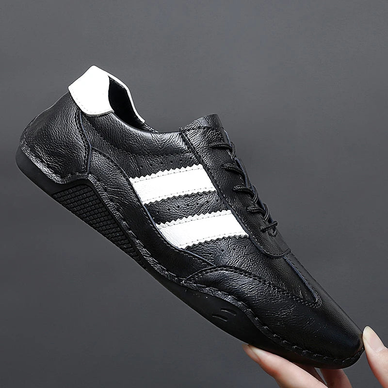 Luciano Italian  Leather Sneakers