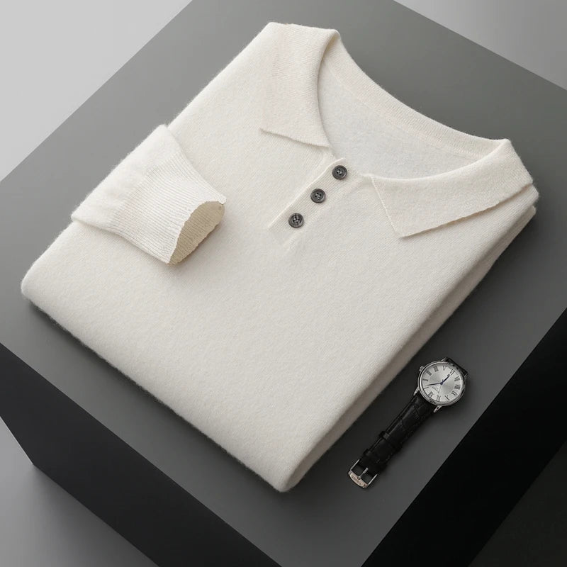 Merino Long Sleeve Polo