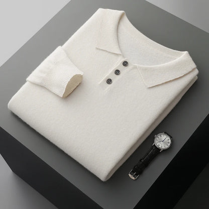 Merino Long Sleeve Polo