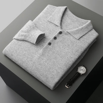 Merino Long Sleeve Polo