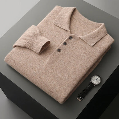 Merino Long Sleeve Polo