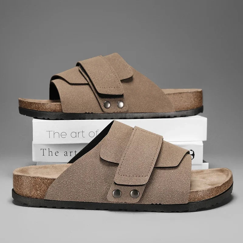 Portland Suede Slides