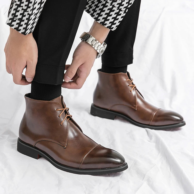 Ashbury Leather Boots