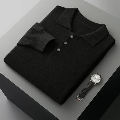 Merino Long Sleeve Polo