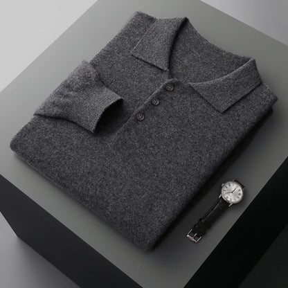 Merino Long Sleeve Polo