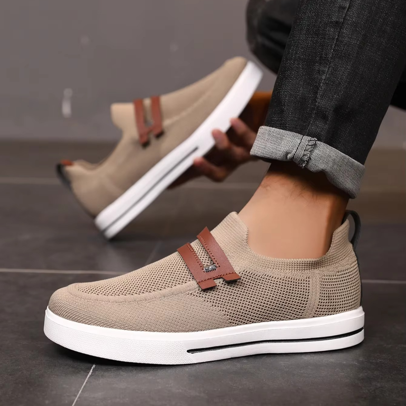 Velano Air-Knit Sneakers