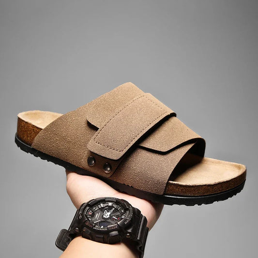 Portland Suede Slides