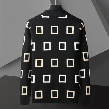 Cubic Cashmere Cardigan