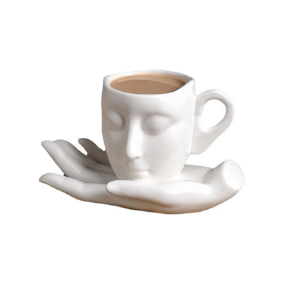 Faceless Ceramic Tea Cups