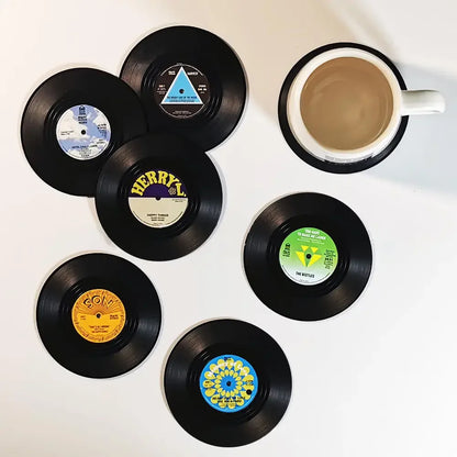 Turntable Tunes Drink Coasters