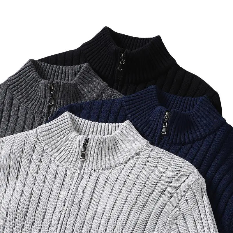 Marlowe Full-Zip Rib Cardigan