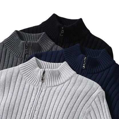 Marlowe Full-Zip Rib Cardigan