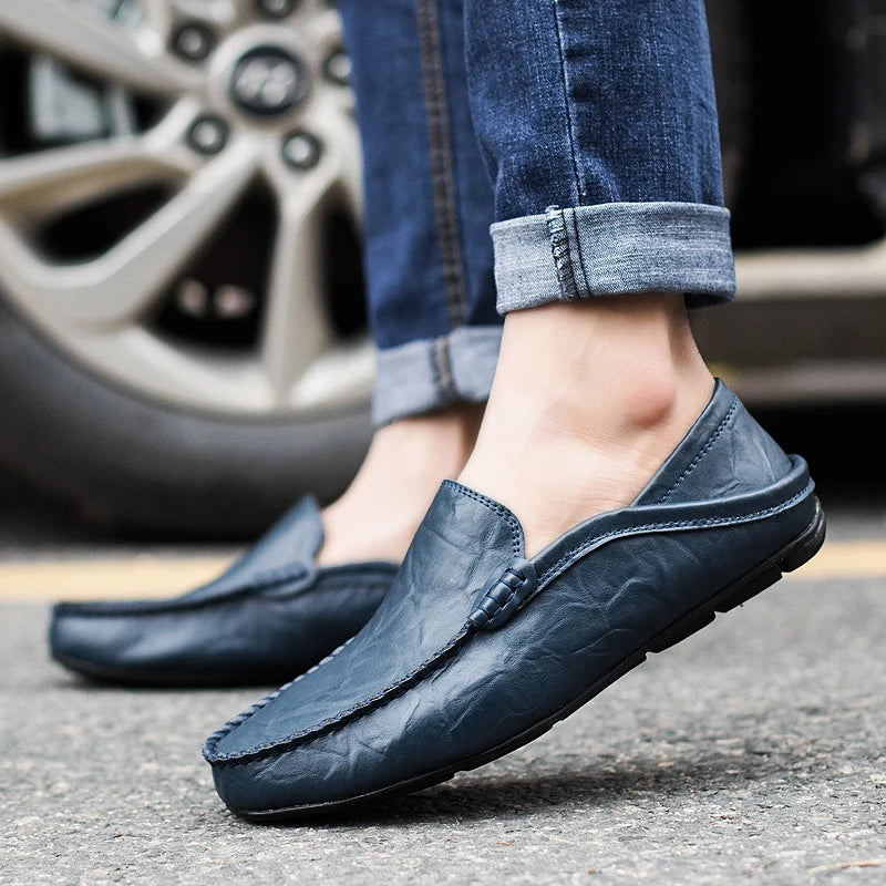 Giovanni Leather Loafers
