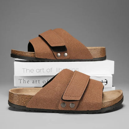 Portland Suede Slides